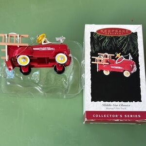 KEEPSAKE the Label Classic Red Fire Truck Ornament
